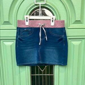 crown & ivy Pink and Blue Kids Skirt